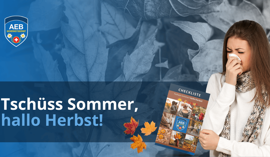 Tschüss Sommer – Hallo Herbst – Checkliste
